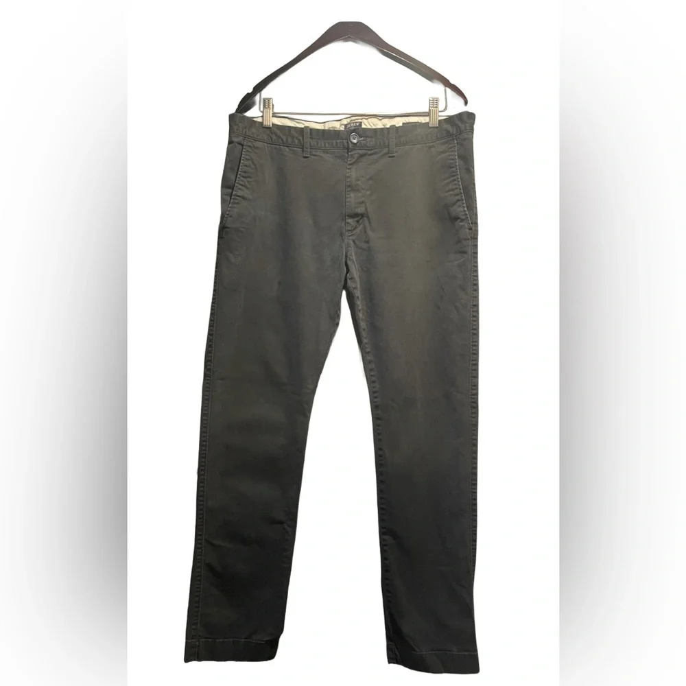 J. Crew Men's Dark Gray Flex Chino Pants